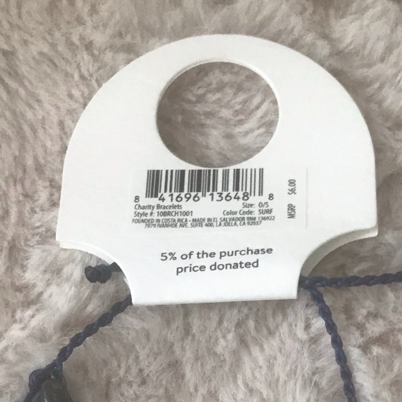 Pura vida blue string bracelet NWT - Picture 2 of 6